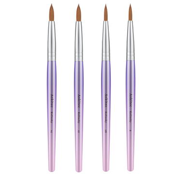 PURPLE GRADIENT ACRYLIC KOLINSKY BRUSH